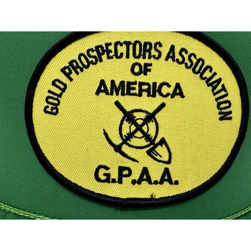 Gold Prospectors Association of America Hat G.P.A.A. Nissun Foam Trucker Green - Picture 3 of 10